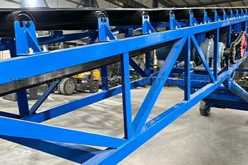 Tire Handling Portable Belt Conveyor Structure Frame Contruction Tire Handling Portable Belt Conveyor Structure Frame Contruction